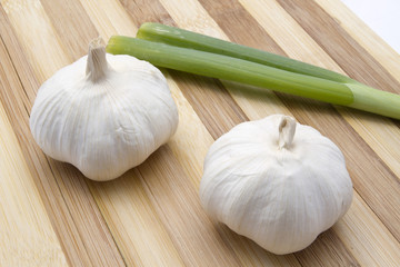 Garlic and green onion