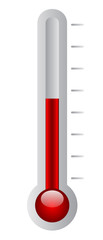 Vector illustration of thermometer