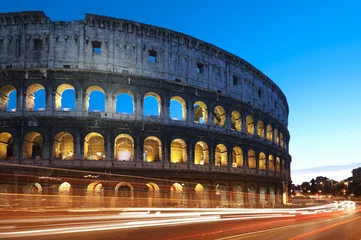 Colosseum bij nacht. Rome, Italië © fazon