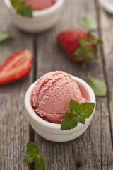 Strawberry ice cream