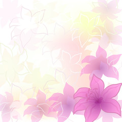 Abstract flower background