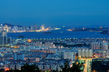 Obraz premium 厦门城市夜景