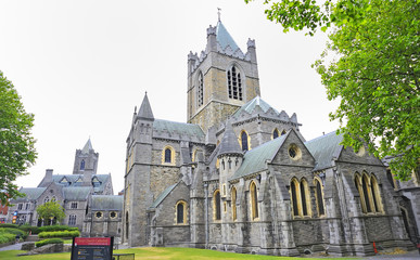 Naklejka premium Katedra św. Patryka w Dublinie, Irlandia,