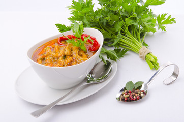 Traditional  tripe soup
