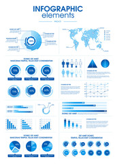 Monochrome Infographic Elements-Pack 01