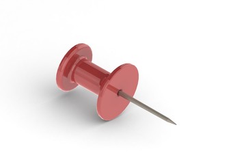Red push pin