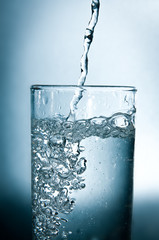 water in glass