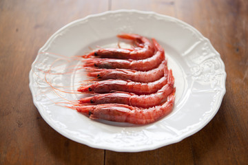 gamberi crudi