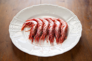 gamberi crudi rossi di sicilia