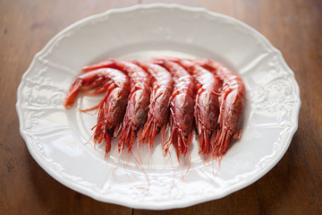 gamberi crudi rossi di sicilia