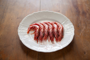 gamberi crudi rossi di sicilia