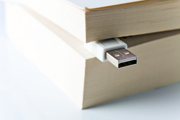 Book with USB plug