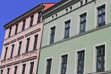 Wittenberg, Sanierte Altbauten