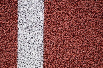 porous red background - white line on the left