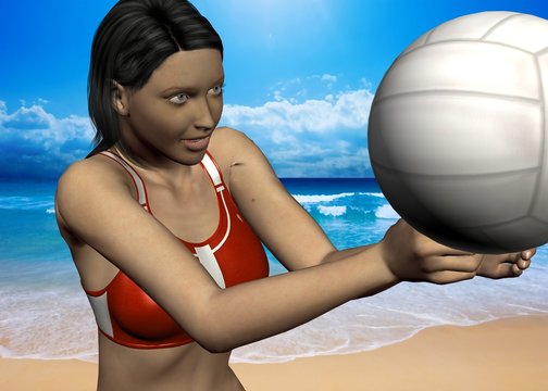 BEACH VOLLEY - 3D