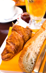 coffee and croissants