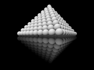 Pyramid Sphere, Piramide de Esferas