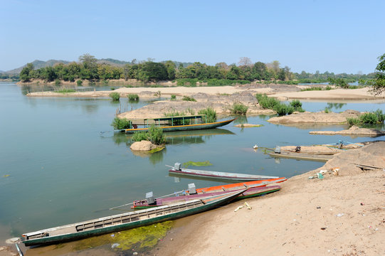 fiume Mekong presso Don Khong in Laos