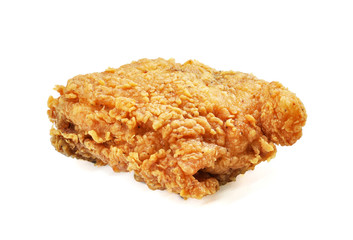 fried chicken  isolated on white background