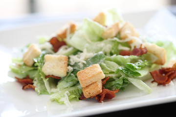 ceacar salad in close up