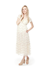 Young smiling student woman. Portrait of beautiful woman.