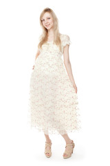 Young smiling student woman. Portrait of beautiful woman.