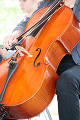 Ein Cello im Orchester