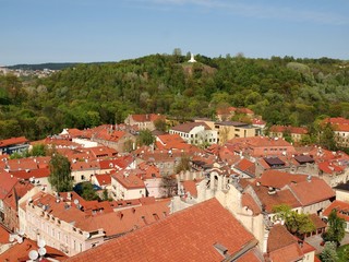 Three crosses hill in the Vilnius city