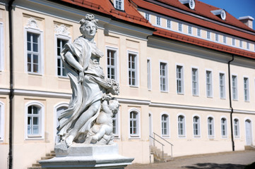 Jadschloss Hubertusburg Figur