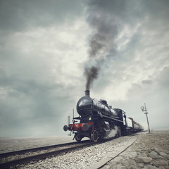 czarny pociąg - 41717738