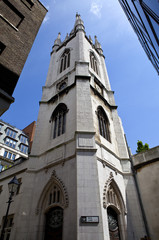 Fototapeta premium St Dunstan-in-the-East Church in London