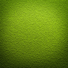 Grain green paint wall background or texture