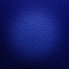 Grain blue paint wall background or texture