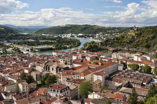 Vienne France and Rhone River