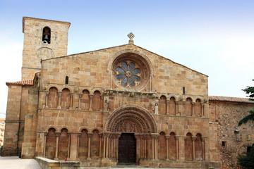 Fototapeta premium Santo Domingo romanesque church Soria city Castile Spain