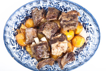 National Uzbek dish of meat