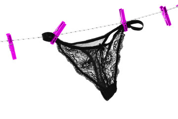 Woman's lacy panties