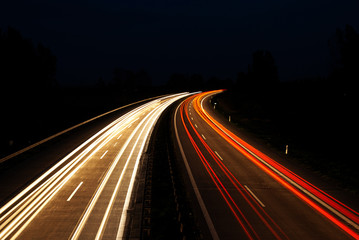 Fototapeta na wymiar Światła autostradowe