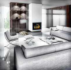 High Key living room