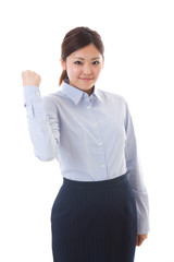 ビジネスウーマン　やる気