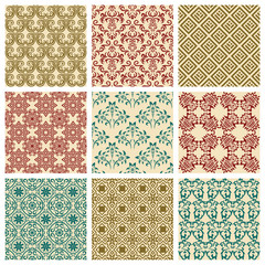 set of seamless patterns