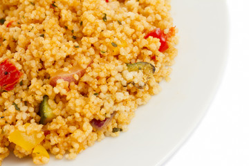 Plate of cous cous