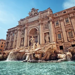 Gardinen Trevi Fountain (Fontana di Trevi) in Rome - Italy © fazon