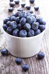 Fresh blueberries