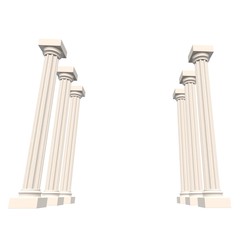 神殿の柱　正面