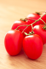 healthy food: fresh red tomatoes
