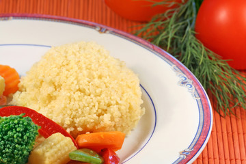 Couscous with vegetables