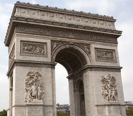 Fototapeta na wymiar Arc de Triomphe, Paryż