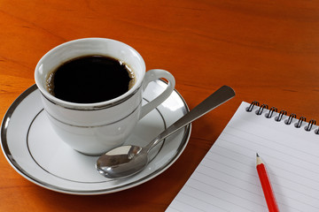 Coffee on a Desk