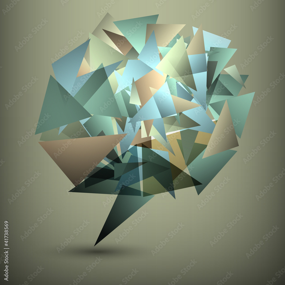 Canvas Prints abstract geometric bubble